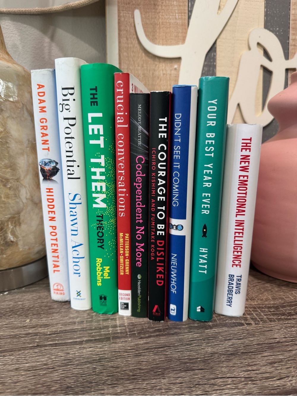 Self Help Book Lot Highly Rated Mel Robbins Adam Grant Codependent No More VGUC